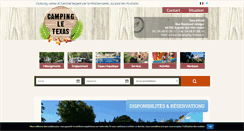 Desktop Screenshot of camping-letexas.fr
